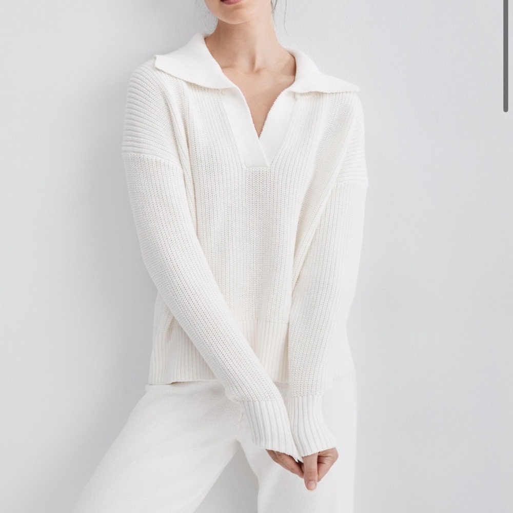 NWT Haven Well Within Organic Polo Sweater Size XXL